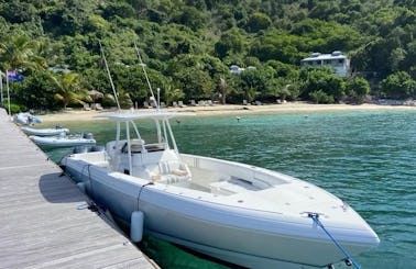 37ft Intrepid Center Console Boat for 12 People in St. Thomas, U.S. Virgin Islands