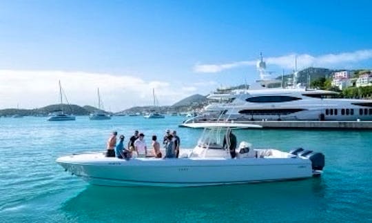 37ft Intrepid Center Console Boat for 12 People in St. Thomas, U.S. Virgin Islands