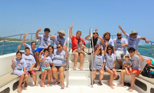 Up to 60 People Capacity Party Boat for Rent in Punta Cana
