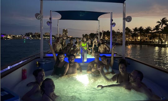 One-of-a-kind Hot Tub Boat in Fort Lauderdale