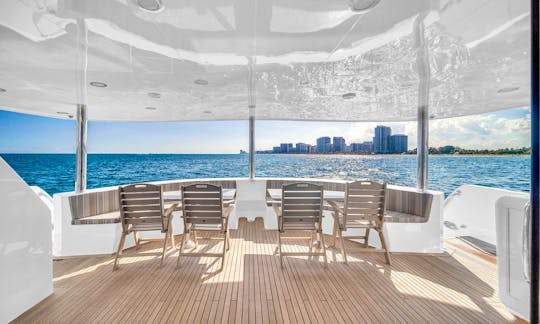 65' Power Catamaran Luxury Yacht in Miami Beach, Florida!