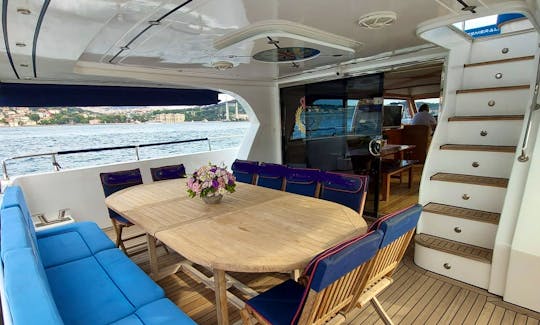 Charter this Motoryacht for up to 30 guests for having an amazing experience in İstanbul, Turkey! B28