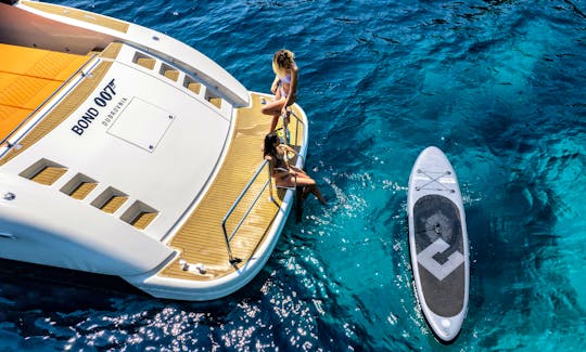 007 Vibes: Dive into Luxury with Tecnomar Madras 64 Yacht Rental in Dubrovnik