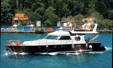 Amazing 53ft Power Mega Yacht Flybridge for Charter in Turkey! B30