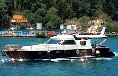 Amazing 53ft Power Mega Yacht Flybridge for Charter in Turkey! B30