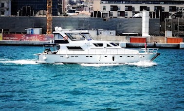 69ft Incredible Motor Yacht Available in Istanbul, Turkey! B35