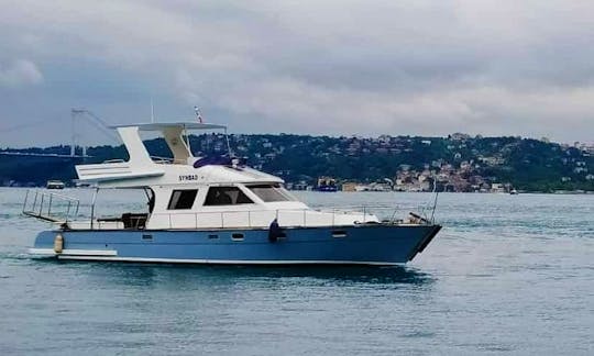 Charter the 47ft SY Motor Yacht in İstanbul, Turkey! B37