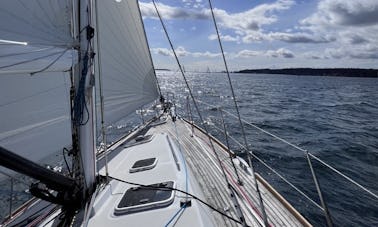 Stunning Dufour 38 Sailboat for Charter. Learn to Sail. Fireworks. Team Building