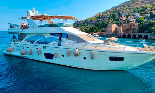 75ft Luxury Mega Yacht Ibiza In Antalaya