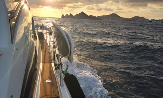 Luxury 55ft Sunseeker Yacht in Cabo Exclusive Experience 