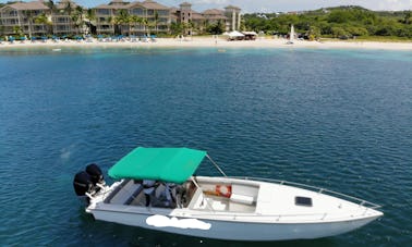 Location de bateau à moteur privé d'une journée pour 10 personnes maximum à Sainte-Lucie