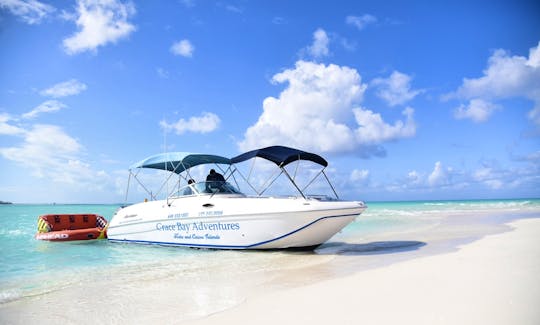 Unforgettable Boat Adventure in Caicos Islands on Hurricane Sun Deck Boat!