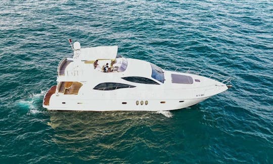 50-55ft Luxury Power Mega Yacht Charter in Dubai Marina, UAE