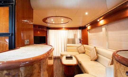 50-55ft Luxury Power Mega Yacht Charter in Dubai Marina, UAE