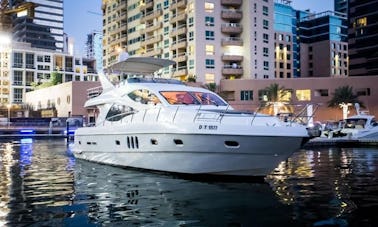 50-55ft Luxury Power Mega Yacht Charter in Dubai Marina, UAE
