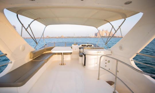 50-55ft Luxury Power Mega Yacht Charter in Dubai Marina, UAE