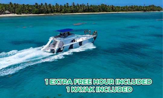🤩 Luxury And Private Catamaran🛥for Sail-diving And Party Boat🎊🛥🥂 In Punta Cana