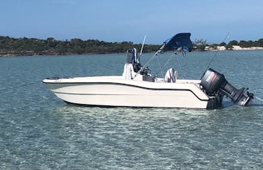 Go Fishing or Exploring in Exuma on a Quest 207 Center Console 