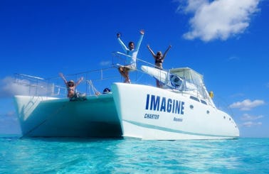 Charter with 'Imagine' our 47ft Power Catamaran
