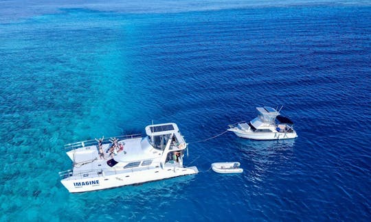 Charter with 'Imagine' our 47ft Power Catamaran