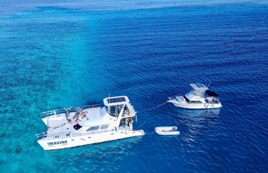 Charter with 'Imagine' our 47ft Power Catamaran