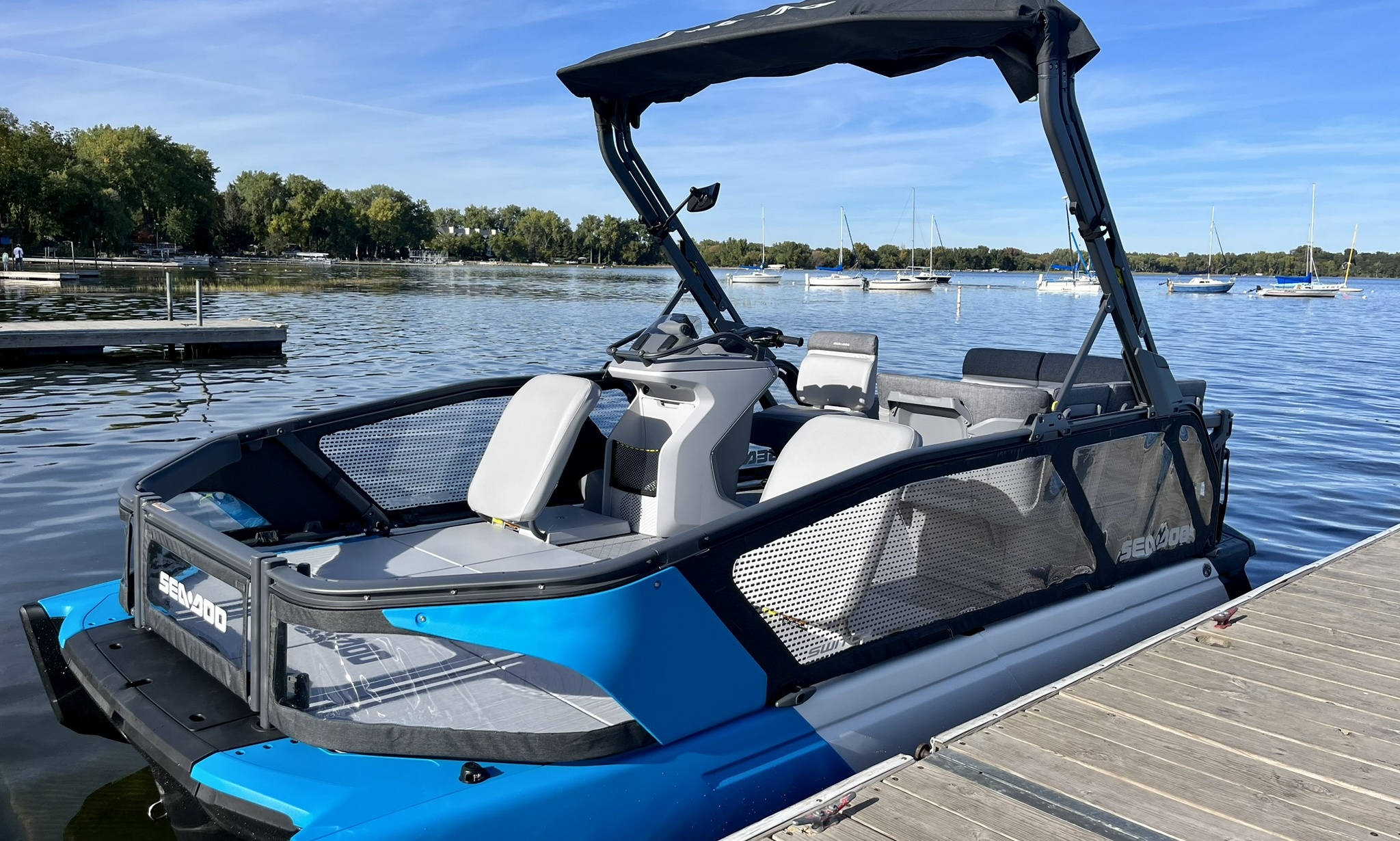 Looking for the Sea-Doo Switch Pontoon boat for sale? LOOK NO