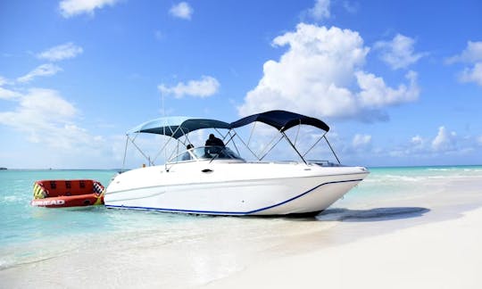 Adventure and Excitement in Turks & Caicos Islands on Hurricane Sun Deck Boat!