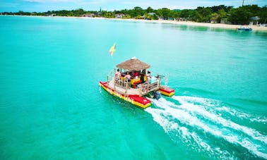Tiki Boat Cruise in Negril 7 mile beach, Jamaica