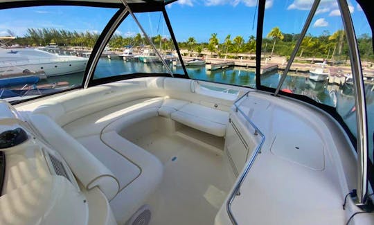 Rent 58' Sea Ray Yacht Sedan Bridge. Visit El Cielo Cozumel. All Inclusive