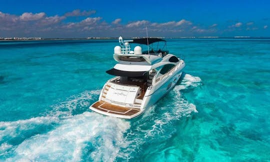 Sunseeker Flybridge 64' em Cancún, Quintana Roo