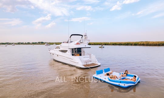 ALL INCLUSIVE 🛥️ Aboard Altamar 50 Motor Yacht In San Fernando, Provincia de Buenos Aires