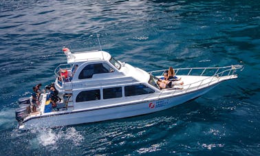 Croisière, plongée avec tuba et plongée sous-marine avec des raies manta à Bali