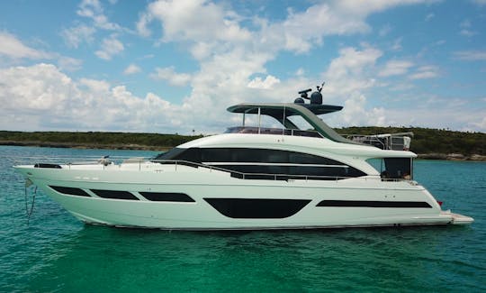''Aloan at Last'' Princess 72 Flybridge Power Mega Yacht Rental in Sarasota, Florida