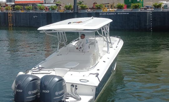 Rent a Private Boat 38FT for island hopping in Cartagena bolivar, Cholon Baru, Islas del Rosario