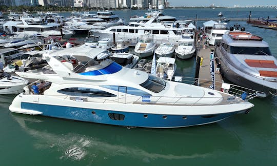 70ft Azimut Power Yacht to cruise in and out of Miami