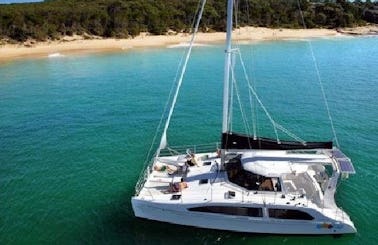 Professionally Skippered Boat Hire on Seawind 1160 Deluxe Sailing Catamaran (max 30 guests) in Main Beach, Queensland