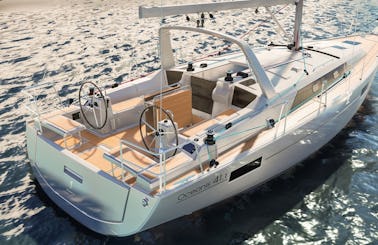 The Beneteau 41.1 sailboat is Great for trips to Emerald Bay!