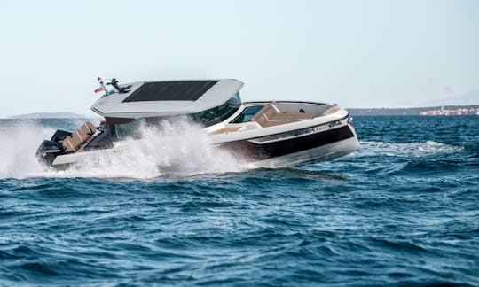 Saxdor 320 GTC (Olivia) - 2x225 Mercury V6 for rent in Sukošan, we can deliver the vessel from Pag to Split