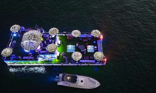 Party Island Boat Can Accommodate Up To 90 People In Dubai