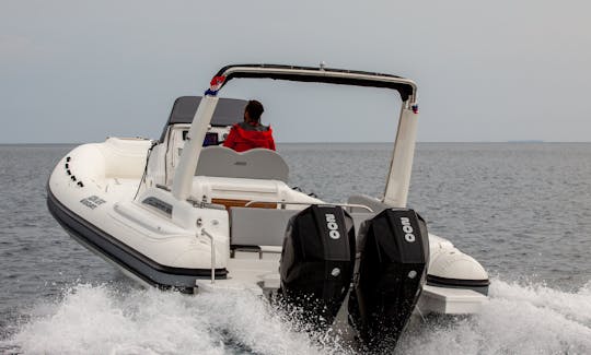 Bateau Joker CLUBMAN 28 + 2x200 Mercury à louer à Sukošan, nous pouvons livrer le navire de Pag à Split