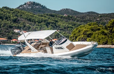 Capelli Tempest 40 + 2x425 Yamaha for rent in Sukošan, we can deliver the vessel from Pag to Split
