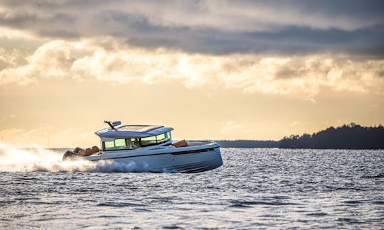 Saxdor 320 GTC Boat With 2x300 Mercury Verado V8