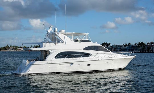 Aluguer de iates Hatteras Power Mega Yacht de 65 pés em Marina del Rey, Califórnia, Califórnia