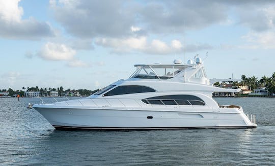 Aluguer de iates Hatteras Power Mega Yacht de 65 pés em Marina del Rey, Califórnia, Califórnia