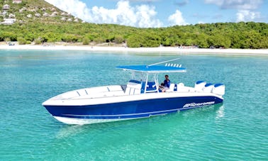 37ft Midnight Express Center Console Boat for 12 people in St. Thomas