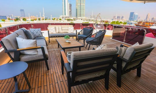 140 ft Super Yacht 75 pax - Dubai Harbour