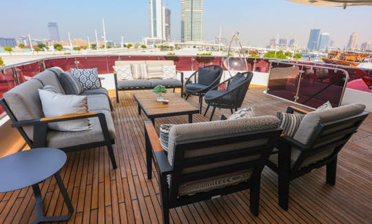Super Yacht de 140 pieds pour 100 personnes - Port de Dubaï