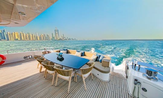 Super Yacht de 140 pieds pour 100 personnes - Port de Dubaï