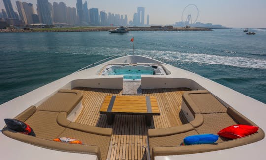 Super Yacht de 140 pieds pour 100 personnes - Port de Dubaï
