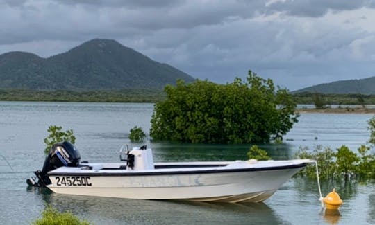 Fishaholic is a  20’ custom built Fishing machine that will have you landing the big one in comfort and  style. Boasting  25 knot cruising speed you